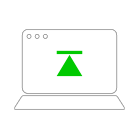 Browser update process illustration